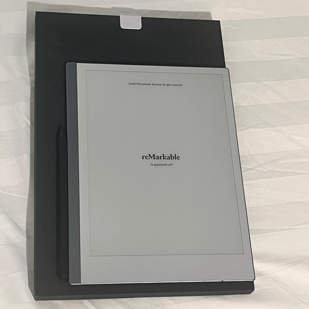 Gray ReMarkable Tablet With Pen